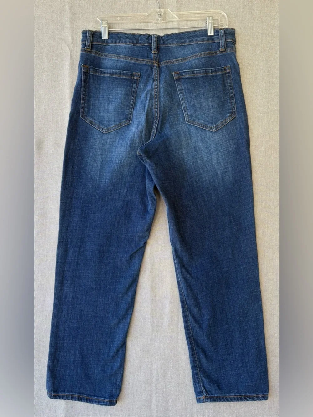 Ella Moss women’s high waist Straight Jeans in Indigo Blue